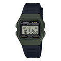 CASIO Waterproof Unisex Mens Black/Green Digital F-91WM-3A