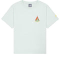 (WMNS) New Balance Cartoon Short Sleeve T-Shirt Asia Sizing 'Light Blue' AWT41333-CYS