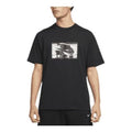 Men's Nike Alphabet Logo Pattern Printing Round Neck Pullover Short Sleeve Black T-Shirt DR5758-010