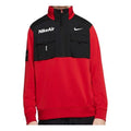 Men's Nike Air Zipper Cardigan Red Tops 'Black Red' CU4169-657