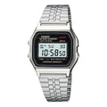 CASIO Classic Bracelet Unisex Waterproof Mens Silver Digital A159W-N1DF