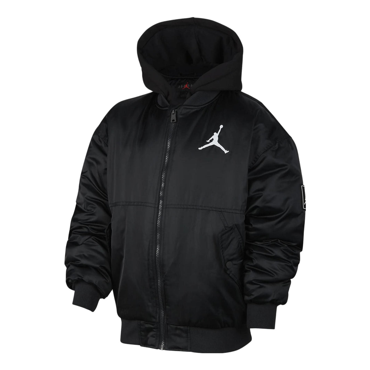 (GS) Air Jordan Logo Jacket 'Black' FV2632-010