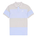 Men's Nike Sportswear Sport Essential Logo Colorblock Casual Short Sleeve Light Sea Blue Polo Shirt DM6951-097