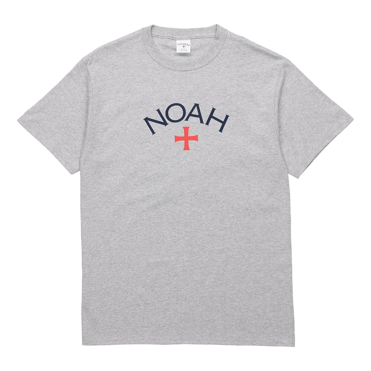 NOAH NYC Logo Tee Grey Short Sleeve Unisex Gray NOAH-SS18-004