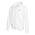 Men's Nike Back Logo Sports Knit Hooded Zipper White DO9155-100