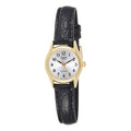 CASIO Brown Leather quartz Watch Business Silver Analog LTP1094Q-7B2