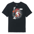 Men's Nike Kyrie Logo Basketball Sports Printing Round Neck Short Sleeve Black T-Shirt DD0780-010