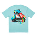 PALACE National Flag Triangle Print Short Sleeve Pattern Printing Blue T-Shirt P20TS093