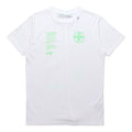 Off-White Fluorescence Alphabet Printing Short Sleeve White OMAA027R201850060145