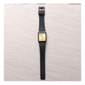 CASIO Quartz Waterproof Gold DialBlack Strap Mens GoldBlack Analog MQ-38-9A