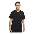 Nike Sportswear Solid Color Embroidered Logo Micro Mark Round Neck Casual Short Sleeve Black BV0508-010