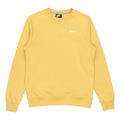 Men's Nike FW21 Solid Color Fleece Lined Stay Warm Pullover Yellow 916609-761