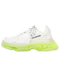 Balenciaga Triple S Sneaker 'Clear Sole - White Fluo Yellow' 541624W2FR19073