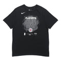 Nike NBA Los Angeles Clippers Logo Alphabet Printing Basketball Sports Short Sleeve Black DQ8987-010