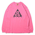 Men's Nike x ACG Basic logo Long Sleeves Red T-Shirt 'Lotus Pink Black' BQ7203-662