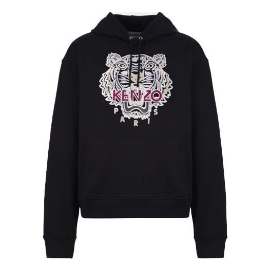 Men's KENZO Tiger Head Embroidered Black FA65SW3114XV-99