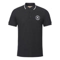 Men's Burberry Embroidered Logo Short Sleeve Polo Shirt Black 80078501