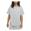 Men's Nike Lab Solo Swoosh Basic Sports Short Sleeve Dark Gray T-Shirt DA0321-063
