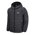Men's Nike Synthetic-fill Fleece-lined Logo Hooded Long Sleeves Jacket Black DJ0434-010