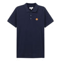Men's KENZO Small Tiger Head Short Sleeve Polo Shirt Navy Blue FA65PO0014PU-76B