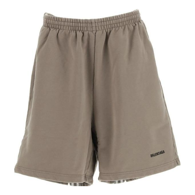 Balenciaga Cotton Sweat Shorts 'Dark Grey' 674591TMVF57761