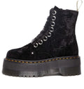 (WMNS) Dr.Martens Vegan Jadon Boot Max Crushed Velvet Platforms 'Black' 31030001