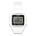 Casio Retro Stylish Simplicity Digital Cube Watch 'White'  W-215H-7AJH