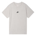 Men's Nike Solid Color Embroidered Small Label Round Neck Casual Loose Short Sleeve Light Bone T-Shirt DN5241-072