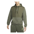 Nike Sportswear Just Do It + Colorblock Fleece Stay Warm Reflective Casual Sports Pullover Yellow CU4102-380