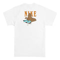 Nike SB Skate T-Shirt Back Shoe Skateboard Round Neck Short Sleeve White CU0297-100