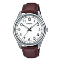 CASIO DRESSSerieses Business Men'ses Mens Silver Analog MTP-V005L-7B4