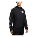 Nike Wild Run Casual Running Hooded Jacket 'Black' DA0191-010