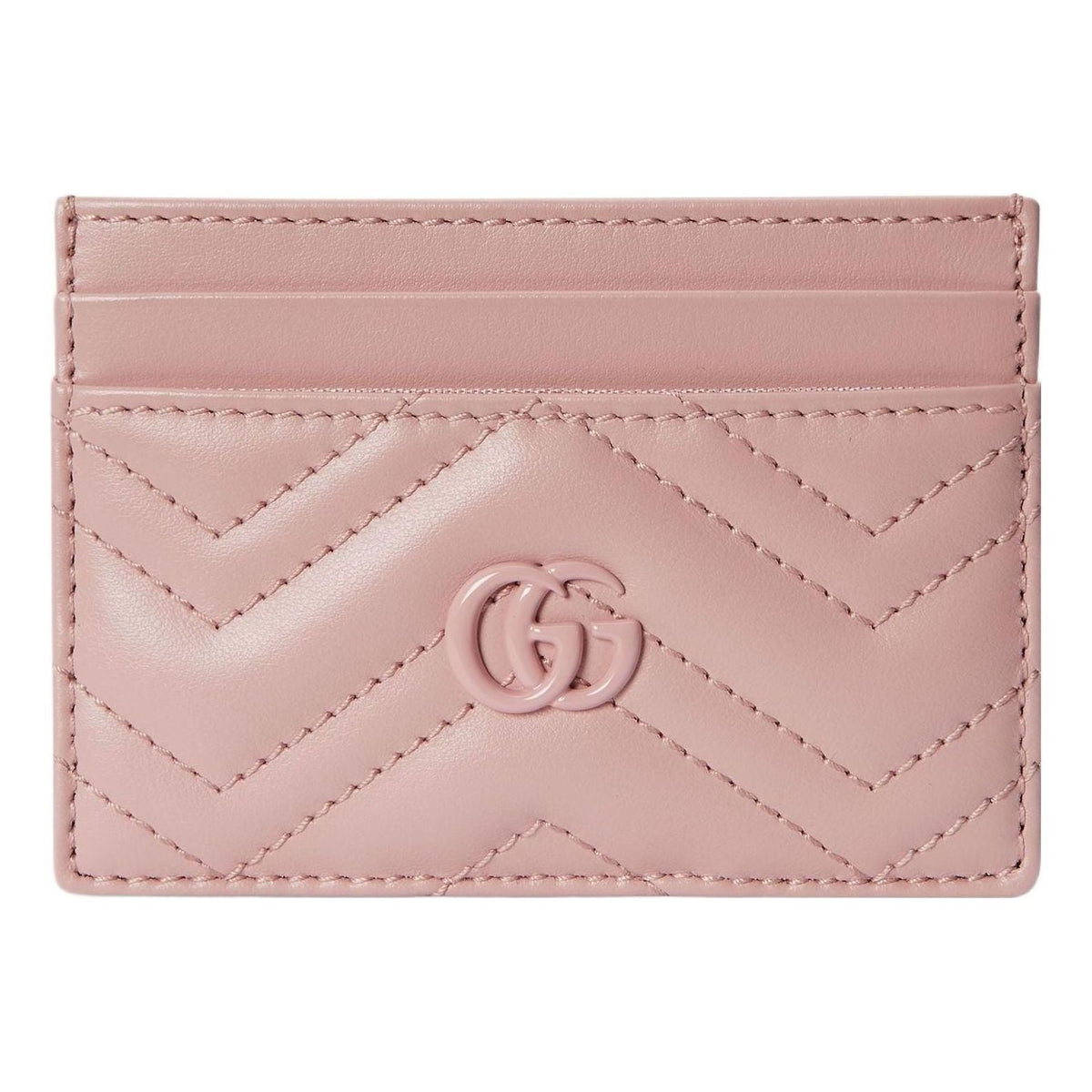 (WMNS) Gucci GG Marmont Matelasse Card Case 'Light Pink' 443127-AACX4-5909