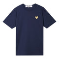 COMME des GARCONS PLAY Gold Heart T-Shirt 'Navy' AZ-T216-051-2