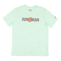 Air Jordan Jumpman Alphabet Printing Sports Round Neck Short Sleeve Light Green CV3406-394