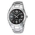 CASIO Quartz EDIFICE Stainless Steel Strap Mens Silver Analog EF-125D-1AV