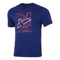Air Jordan Casual Sports Round Neck Short Sleeve Blue CN3585-455