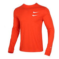 Men's Nike Tee Round Neck Long Sleeves Orange T-Shirt CK2260-891