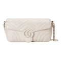 (WMNS) Gucci GG Marmont Matelasse Shoulder Bag 'White' 734814-DAAAI-9022