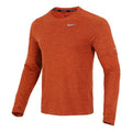 Men's Nike Reflective Logo Training Sports Running Long Sleeves Orange Red T-Shirt DD4755-670