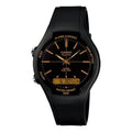 CASIO Quartz Waterproof Mens Black Analog/Digital Combo AW-90H-9E