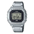 CASIO Men's YOUTH Digital Multi Function Wrist Waterproof Mens Silver Analog W-218HD-1AV