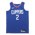 Nike NBA Sports Basketball Jersey SW Fan Edition Los Angeles Clippers Leonard 2 Blue CW3668-402