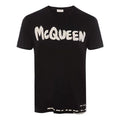 Men's Alexander McQueen Knit Short Sleeve Black 622104QPZ570901