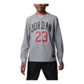 (PS) Air Jordan Junior Practice Flight Long Sleeve T-Shirt 'Grey' FV2490-091