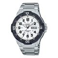 CASIO Waterproof Stainless Steel Strap Quartz Sports Mens Silver Analog MRW-200HD-7B