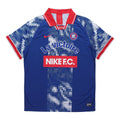 Nike Football Series Lapel Sport Casual Short Sleeved Polo Shirt Men's Blue AQ0661-438