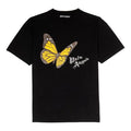 Men's PALM ANGELS Printing Short Sleeve Black 520 PMAA001S204130141088