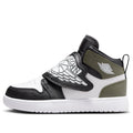 (PS) Air Jordan Sky Jordan 1 'Black White Medium Olive' BQ7197-092