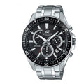 CASIO EDIFICE Waterproof Sports Stainless Steel Strap Mens Black Analog EFR-552D-1AVUPR